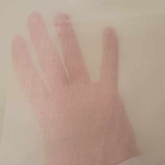 Gauzy scarf with pearls & glittery accents approximately 72 inches in length NWT - Picture 7 of 12